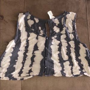 Tie dye crop top